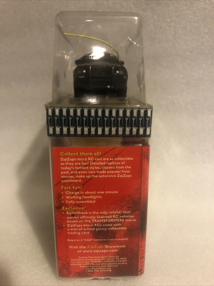 TRANSFORMERS | ZIPZAP RC CAR - BARRICADE | 2007 MUSTANG SALEEN | NIB - SEALED!! - Image 4 of 4