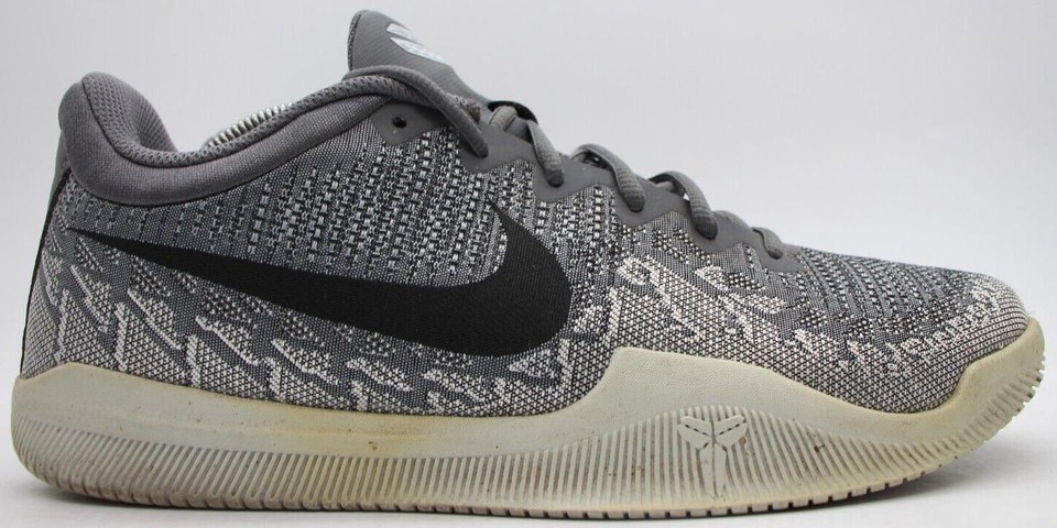 シューズ(男性用) NIKE MAMBA RAGE DARK GREY PURE PLATINUM Nike Kobe Bryant Mamba Rage Dark Grey Basketball Shoes