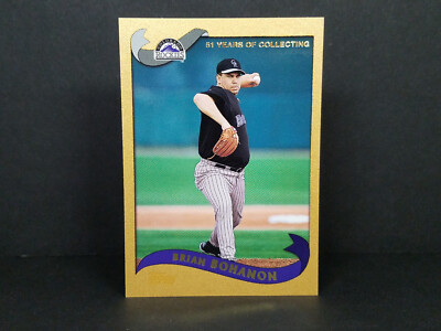 2002 Topps #247 Brian Bohanon, Rockies - Gold Parallel Insert (1839/2002)