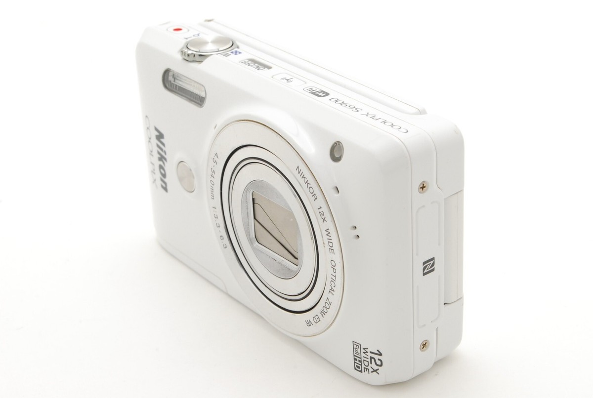 【中古良品】Nikon coolpix S6900 ホワイト Nikon Digital Camera COOLPIX S6900 12x 16.2MP Natural White