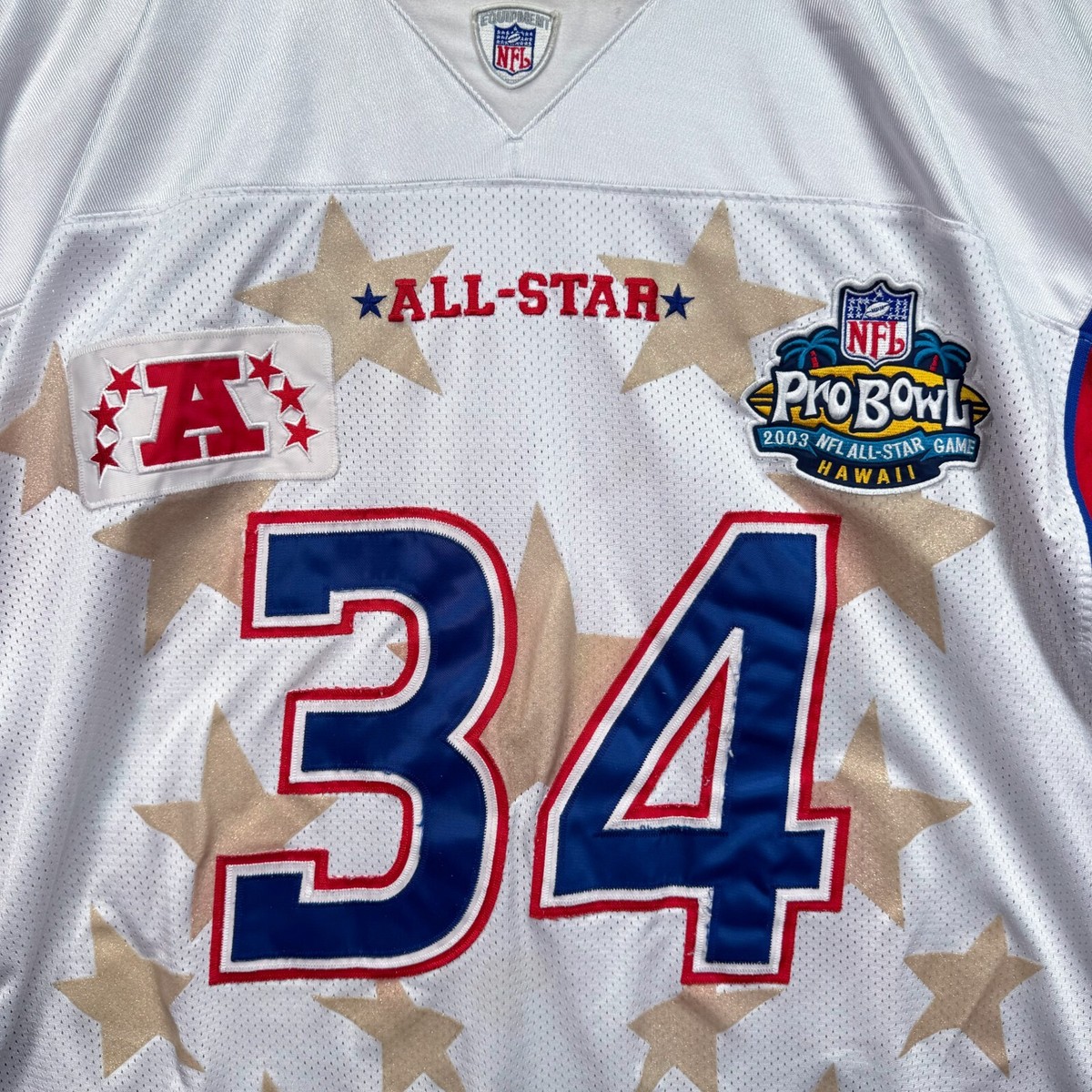 Miami Dolphins 2003 NFL All Star Game Pro Bowl Jersey #34
