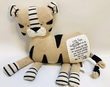 Demdaco Little Tiger Stuffed Animal Fabric nursery Go Fiercely 14 One Of A kind