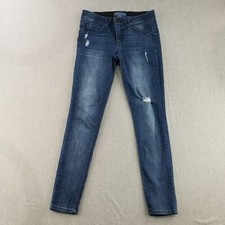 Democracy Jeans Women's Size 6 "Ab"solution Skinny Distressed Blue Wash