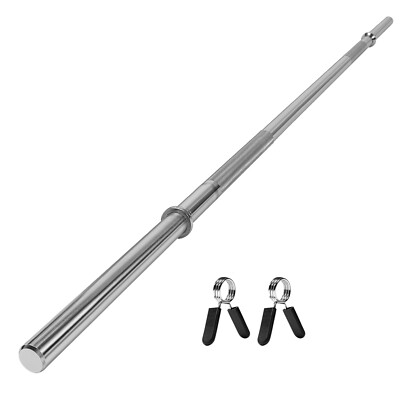 XPRT Fitness Standard 1'' Weightlifting Barbell Bar 5'/6'/7'