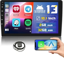 10.1" Android 13 Apple Carplay Car Stereo Radio GPS Navi WiFi BT 2+32GB 2Din
