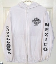 HARLEY DAVIDSON MEN'S   PUERTO VALLARTA MEXICO  LITE WEIGHT JACKET HOODIE SZ M