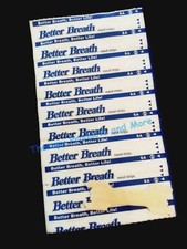 500 10 510 NASAL STRIPS MEDIUM/SMALL Breathe Better/Reduce Snoring Right Now