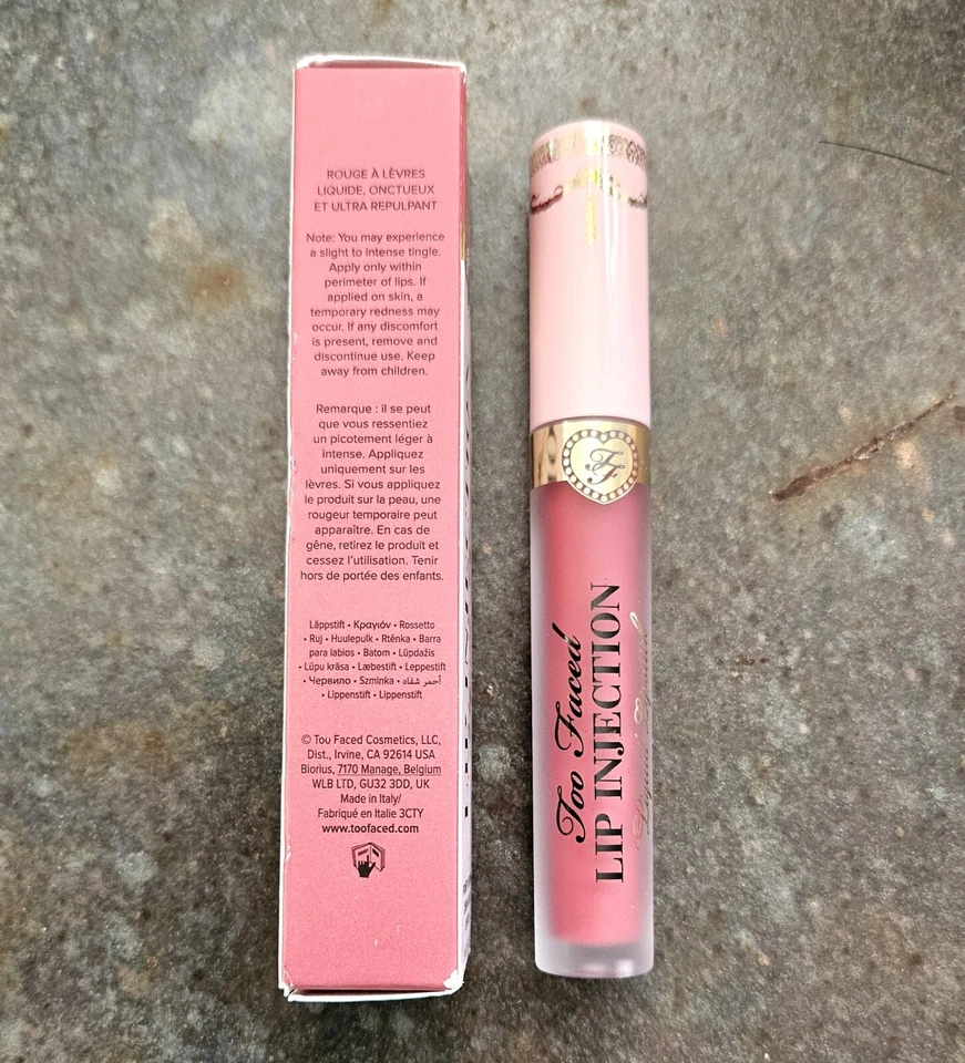 Too Faced BIG LIP ENERGY Lip Injection Power Plumping Cream Liquid Lipstick NIB! - Image 2 of 4