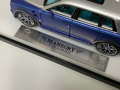 1/64 Time Model Rolls Royce Cullinan Mansory in Blue and Silver 64