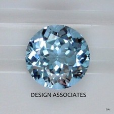 AQUAMARINE 5.5 MM ROUND CUT OUTSTANDING BLUE COLOR EARTH MINED  TREATED F-4532