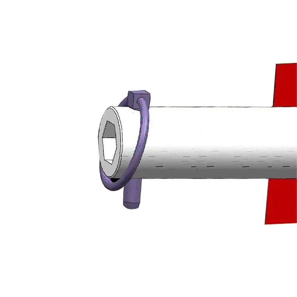 Pino de linchamento 316 aço inoxidável 3/16" (4,5 mm x 45 mm) com anel - Imagem 3 de 3