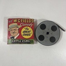 Rare Castle Films 813 W.C.Fields Comedy The Great Chase 16 mm Headline Editn