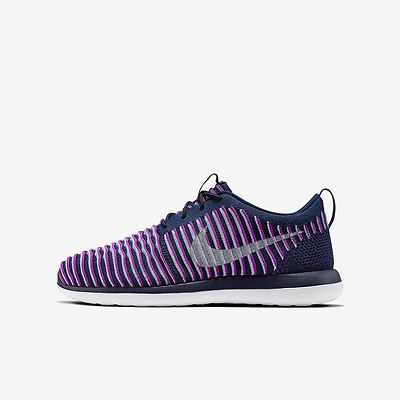 Nike Roshe Two Flyknit Grade School Sneakers 844620-500 NWT $130 MSRP