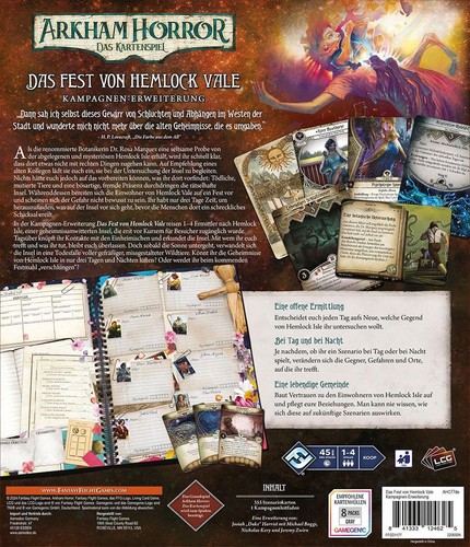 Arkham Horror: Das Kartenspiel – Das Fest von Hemlock Vale [Kampagnen-Erweiterun - Bild 2 von 4