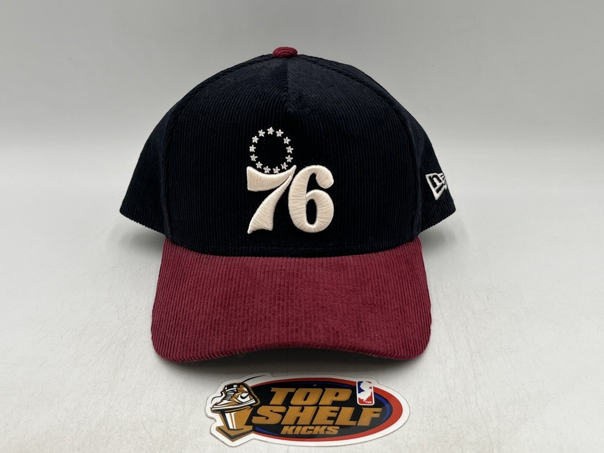 New Era Philadelphia 76ers Snapback Hat Cap NBA Basketball Black