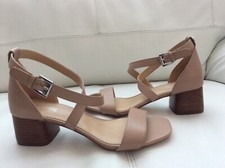 New Michael Kors Sandals Leather Heels US 7 M