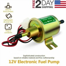 Inline Fuel Pump 12v Electric Transfer Low Pressure Gas Diesel Fuel Pump HEP-02A