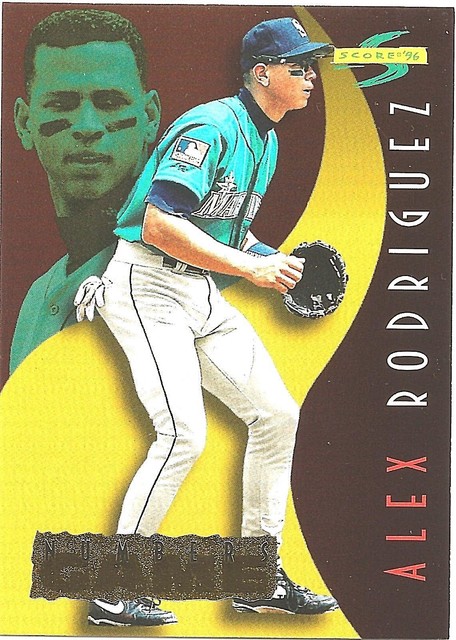 1996 Score Numbers Game #30 Alex Rodriguez Seattle ...