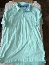 Tackle  Tides Men  s Sz. S Light Green Classic Knit Polo. Soft, Great Quality