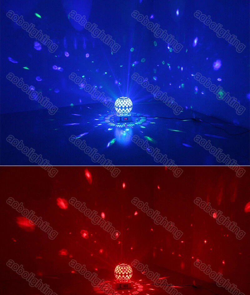 New 360° rotation Big LED Magic Lantern Club DJ Wedding Party Stage Lights Show - Image 3 of 4