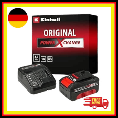 Einhell PXC-Starter-Kit 18 V 4,0 Ah  Akku Ladegerät und Ladegerät Power X-Change