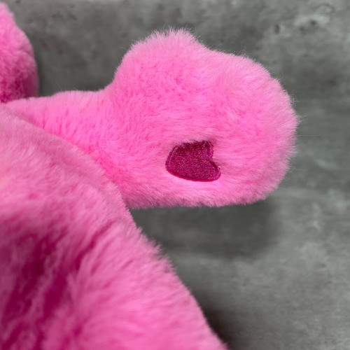 Oso de peluche Care Bears Cheer rosa mediano 14" corazón arco iris en pies y patas - Imagen 7 de 12