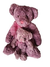 Vintage Bearberry Teddy Bears Russ Berrie Large and Small 1990s plush