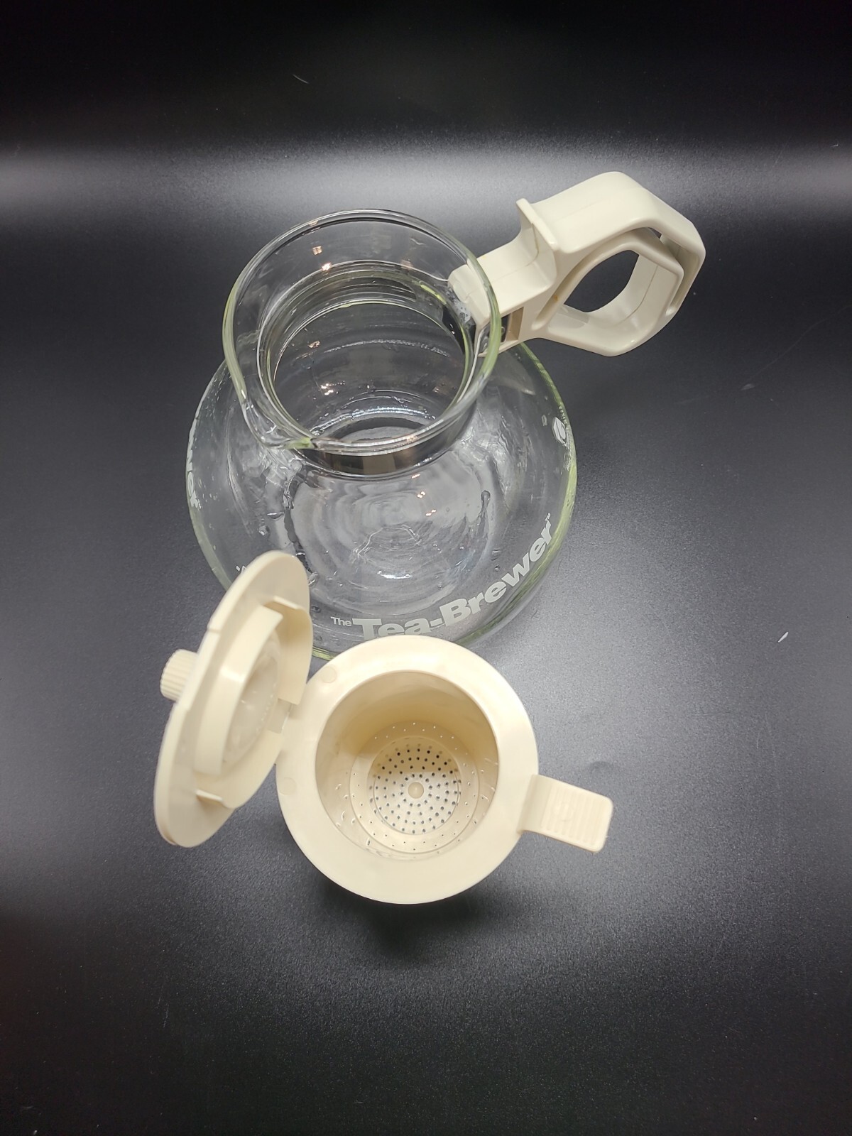 Vintage Gemco The TeaBrewer Heat & Cold Resistant Glass Brew 48 Cups