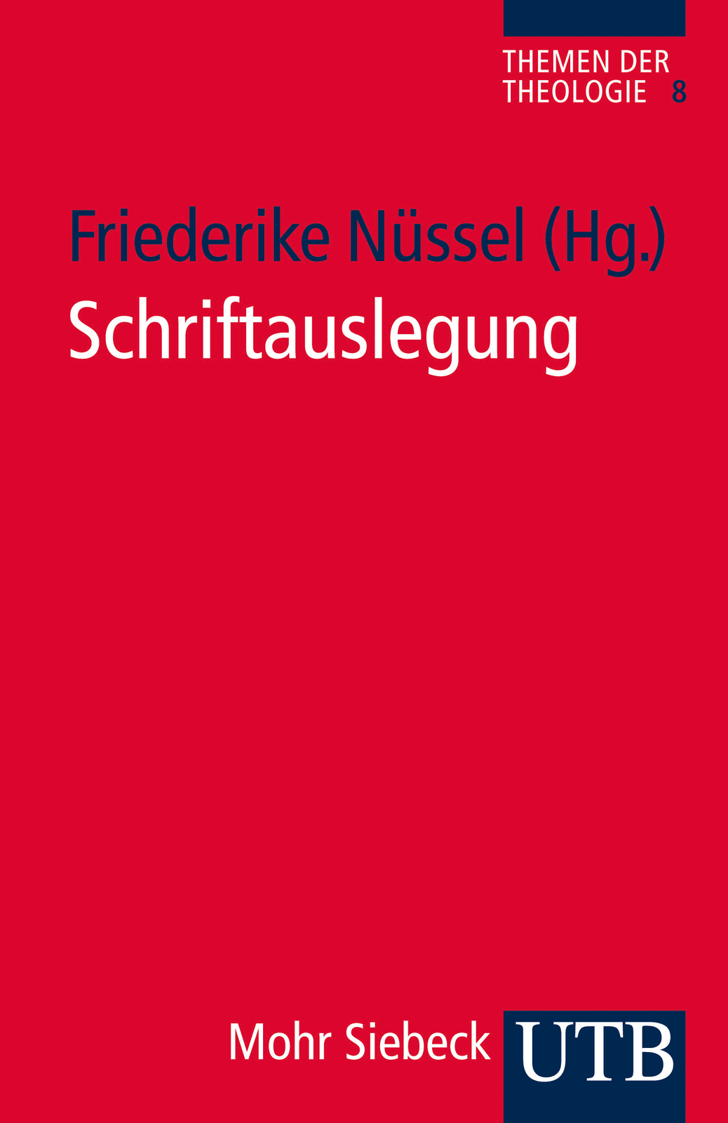 Thumbnail - Friederike Nüssel / Schriftauslegung