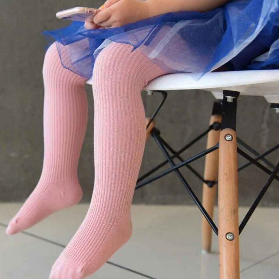 Bebé Niños Niñas Algodón Cálido Medias Suave Elástico Pantimedias Ballet Danza Pantalones Foto 4 de 4