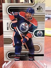 2022-23 Upper Deck Sp Game Used Leon Draisaitl Gold 090/114 Edmonton Oilers