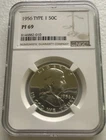 1956 T-1 Proof Franklin Half Dollar - NGC PF 69