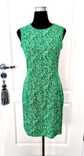 Traumhaftes Calvin Klein Jeans Sommer Damen Kleid Gr. M  38 grün weiß