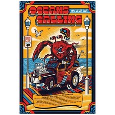 Oceans Calling Festival September 26 28 2025 Ocean City Maryland Poster