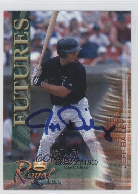 2000 Royal Rookies Futures Auto 2259/4950 Jeff Bailey #13 Auto RC 0b5