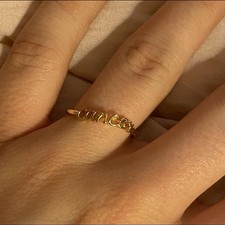 Cancer Gold Ring Jewelry Adjustable One Size Zodiac Star Sign Spiritual Gift