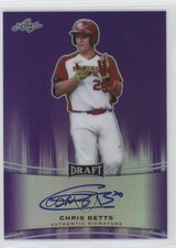 2015 Leaf Metal Draft Purple Prismatic 6/25 Chris Betts #BA-CB1 Auto 0af