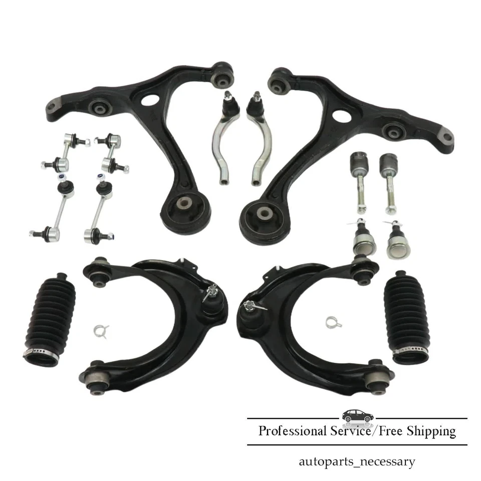 Juego de brazo de control inferior superior delantero para Acura TL 2004-2006 16 piezas Foto 2 de 4