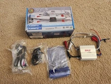 Pyle PLMRMP1A Marine Hydra 2-Channel Waterproof Amplifier Micro Power Amp #JJ
