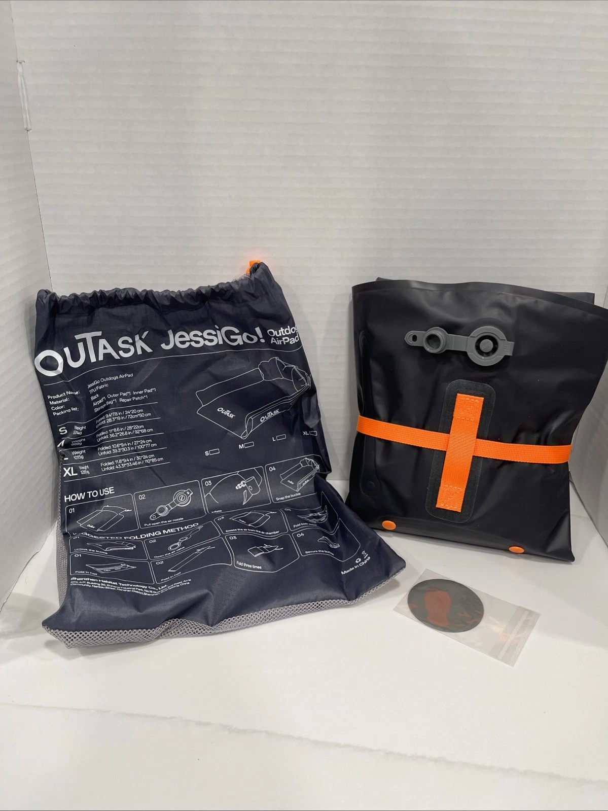 OUTASK JessiGo Outdogs AirPad Small Inflatable Dog Travel Bed Portable Pet Mat