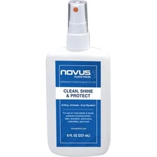Novus #1 Plastic Polish & Scratch Remover 8oz Spray Bottle Plastic Clean & Shine