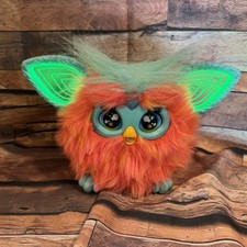 2023 Hasbro Furby Coral Interactive Plush Toy Light Up Ears Orange Blue