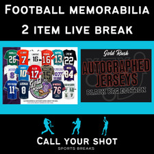 New York Giants 2 Autographed Items Box Break - 2026 Gold Rush Football