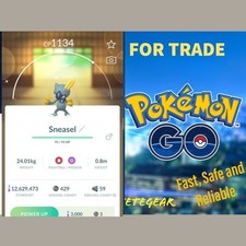 Pokemon SHINY HISUIAN SNEASEL Trade✓Must have shiny registered✅ 20k Dust