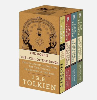 J.R.R. Tolkien The Hobbit & The Lord of the Rings 4-Book Boxed Set - BrandNew