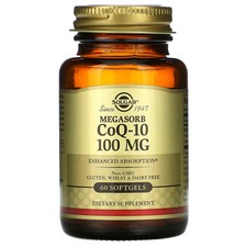 2 X Solgar, Megasorb CoQ-10, 100 mg, 60 Softg...