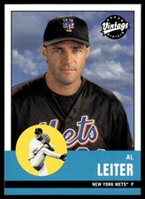 2001 Upper Deck Vintage Al Leiter New York Mets #278