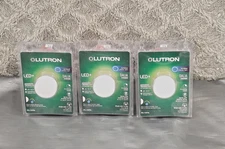 3PK Lutron Dalia LED+ Rotary Dimmer White 150W 1 Pole/3-Way Soft Glow 120V 1379