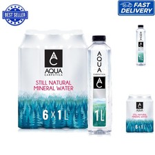 1L x 6  Natural Still Mineral Water - Virtually Nitrate Free & Low Sodium