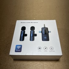 3 in 1 Wireless Clip-on Microphones for iPhone, Camera, Android, iPad,